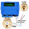 1" Motorized Ball Valve, Brass Ball Valve, Standard Port, 9-24V