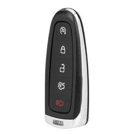 Carcasa de Llave remota de Coche, Funda Protectora de Carcasa de Llave remota Negra de Repuesto para Edge Explorer 2011-2015 B8, M3N5WY8609, 7812A-5WY8609, 164-R7995, 164-R8092,