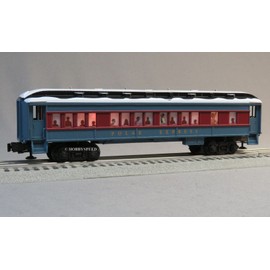 Lionel: 6-84328-C / 2123130-C The Polar Express Silhouettes Coach Car - New Snow TOP Design!