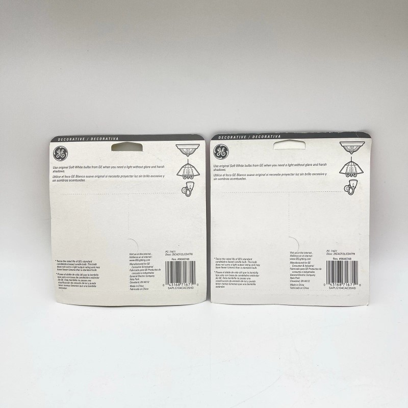GE 25 Watt Soft White Double Life TYPE B Light