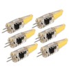 6 Pcs 6W 500LM G4 Bulb LED COB Silica Gel