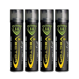 Vector KGM Vector 14x Filtered Premium Refined Fuel Butane Gas Refill (320mL) 4 Cans