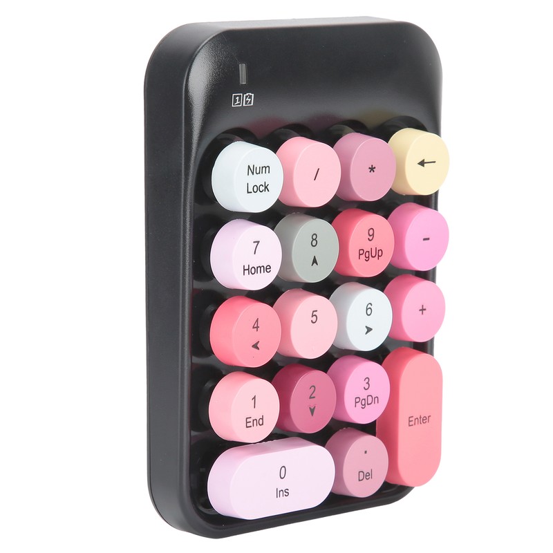 AJAZZ Wireless Numeric Keyboard Chocolate Keycap for Game Direction Switching