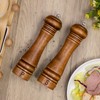 Wooden Salt and Pepper Grinder Set Refillable Salt & Pepper