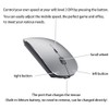 PeiBO Bluetooth 5.2 Wireless Dual-Mode Mouse, Gray Black, 2022 Model