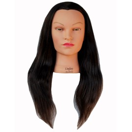 Bellrino 24" Training Head Cosmetology Mannequin Manikin with Human Hair - Lindse