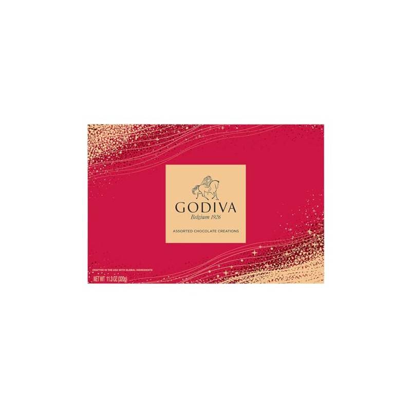 Godiva Belgium Premium Chocolate Variety Assorted Chocolates, 11.3 OZ