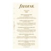 Filofax Calendar Diary Refill, Personal/Compact Size, Week on One Page,