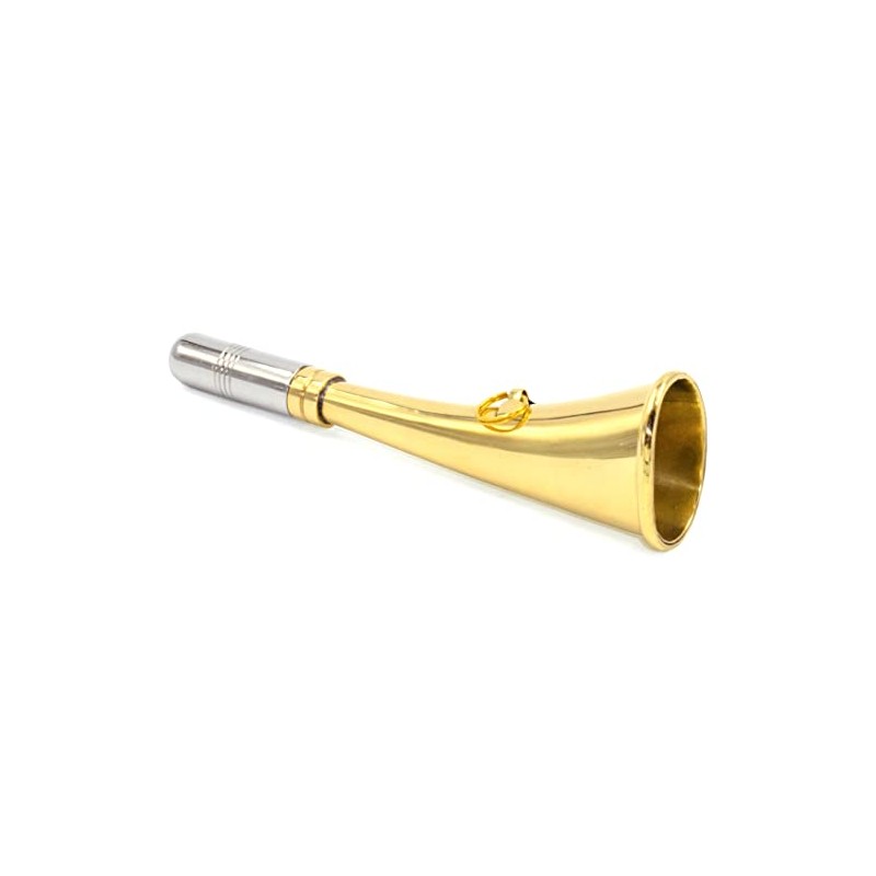 Hunting Horn Fog Horn 16 cm Polished Brass