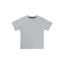 French Toast Boys' Short Sleeve Crewneck Tee,Heather Gray,L (10/12)