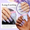 AZUREBEAUTY Purple Twilight Bloom Dip Powder Nail Kit Starter with