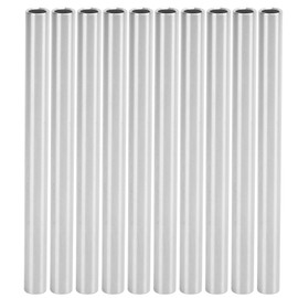 10Pcs Aluminium Tubing Seamless Pipe Straight Tube 8x6mm 3.9in Length Accessory 6100‑0608‑0100