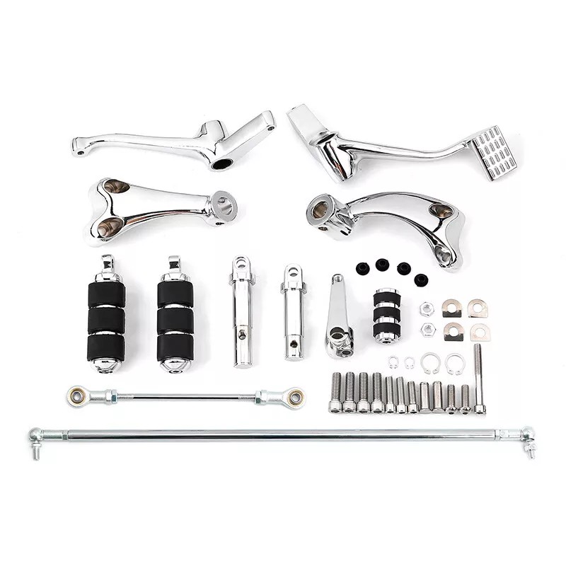 TCMT Forward Controls Kit Pegs Levers Linkages Fit For Harley