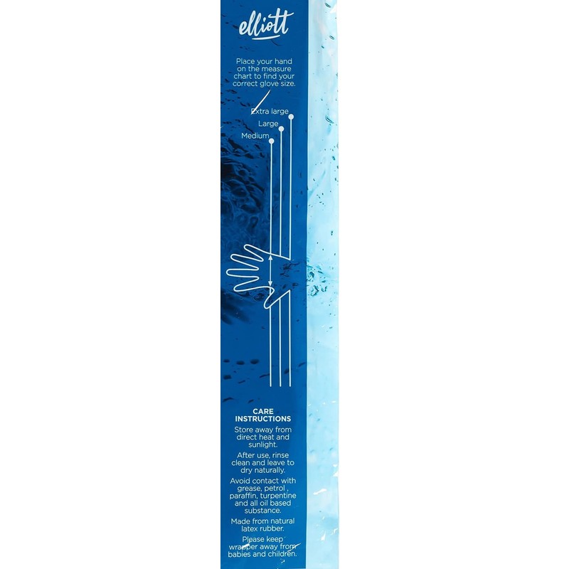 Elliott Heavy Duty Household and Maintenance Rubber Gloves, Medium Size