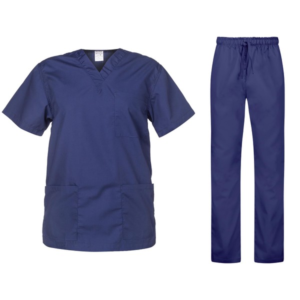 B-well Cesare Unisex Scrub Set Sleeveless Jacket + Sleeveless Trousers