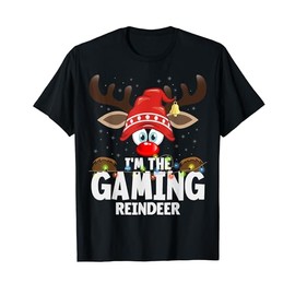 Christmas Matching I'm The Gaming Reindeer T-Shirt