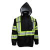 (Set of 2) Troy Safety RW-CLA3-TBK66 Class 3 Rain Suit,