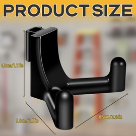 ziyue 5 Pack Tool Hook for Lifetime Shed Accessories Shed Storage Organization for Shovels Tooles, NOT Work on Any Sheds with Horizontal Siding (5 Pack)