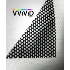 VViViD One-Way Perforated Vinyl Privacy Window Film Adhesive Glass Wrap Roll (25ft x 54 inches)