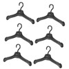 Gadpiparty Doll Wardrobe Accessory 60pcs Plastic Mini Dress Hangers Doll