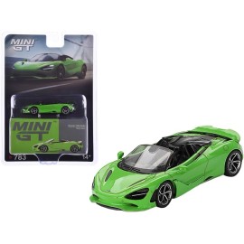 Mini GT MCLAREN 750S SPIDER MANTIS GREEN 1/64 DIECAST MODEL CAR BY MINI GT MGT00783