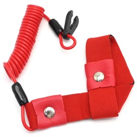 laffoonparts Universal Safety Kill Stop Switch Lanyard Rope Clip, 7 Key Boat Safety Lanyard Kill Switch, Replacement for Yamaha Replacement for Mercury Replacement for Honda Outboard Motor