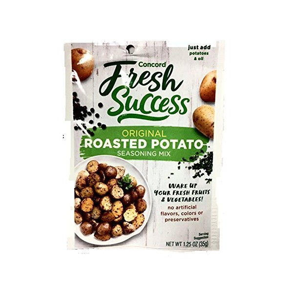 Concord Roasted Potato Original Seasoning Mix, 1.25 Oz (Pack of 6)