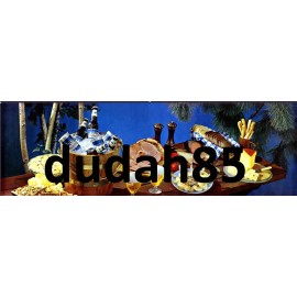 Miller Hamms beer big 3 panel motion sign reproduction backlit film art - food scene