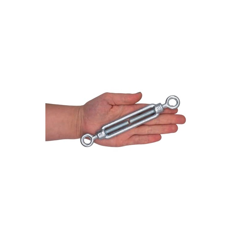 Turnbuckle Wire Tensioner M8, Adjustable Turnbuckles Eyelet and Eyelet, Rope