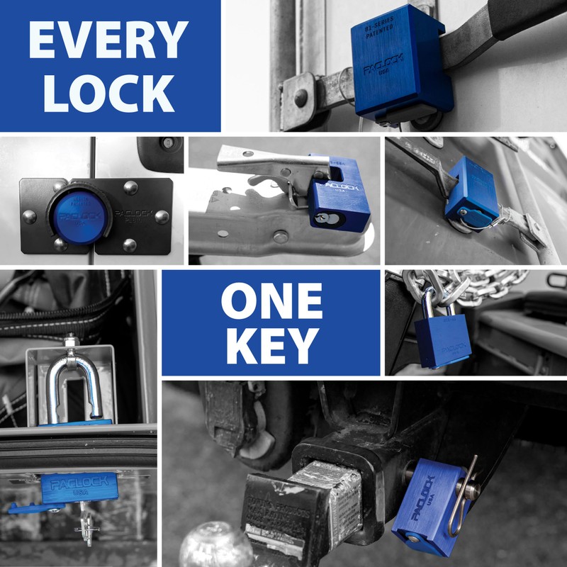 PACLOCK's 10-Series Universal Jobsite Box Lock, Standard Rekeyable (SR), One