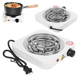 Electric Stove, Portable Hot Plate Single Tube Kitchen Single Burner Utensil Countertop Burners 110v 1000w For Kitchen, Easy Clean, Perfect for Camping, Upgraded Version
