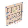 Magnetic Color and Number Maze Board Early Education Wooden Matching