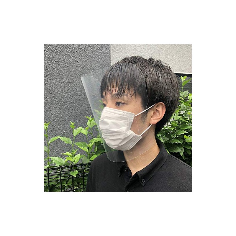 2-Way Face Shield, Set of 5, For Splashing Infections, Splashing