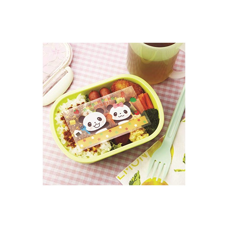 Torune P-2912 Bento Antibacterial Sheet, Run Panda, Pack of 30