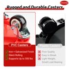 Bucket Dolly 5 Gallon with Wheels,360°Rolling Car Wash Bucket Roller
