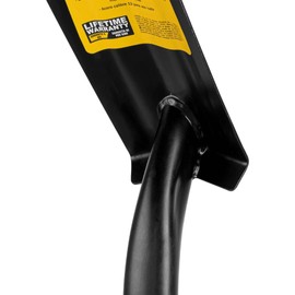 Truper 33436 California Trenching Shovel - 4-Inch Blade with 46-Inch Fiberglass Handle with Non-Slip Grip, 13 Gauge Blade