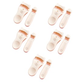 LALAFINA Eyelashes Travel 10 Pcs Eyelash Curler Lashes Curler Eyelash Tool for False Lashes Lash Curler with Comb Heater Lash Curler Eyelash Supply Power Tools Eye Curler Heating White Travel Abs Asia