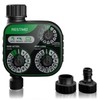 RESTMO Three Knobs Sprinkler Timer, Automatic Irrigation with Manual and
