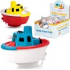 Tobar 37539 CLOCKWORK BOAT CRUISERS, Assorted Designs and Colours