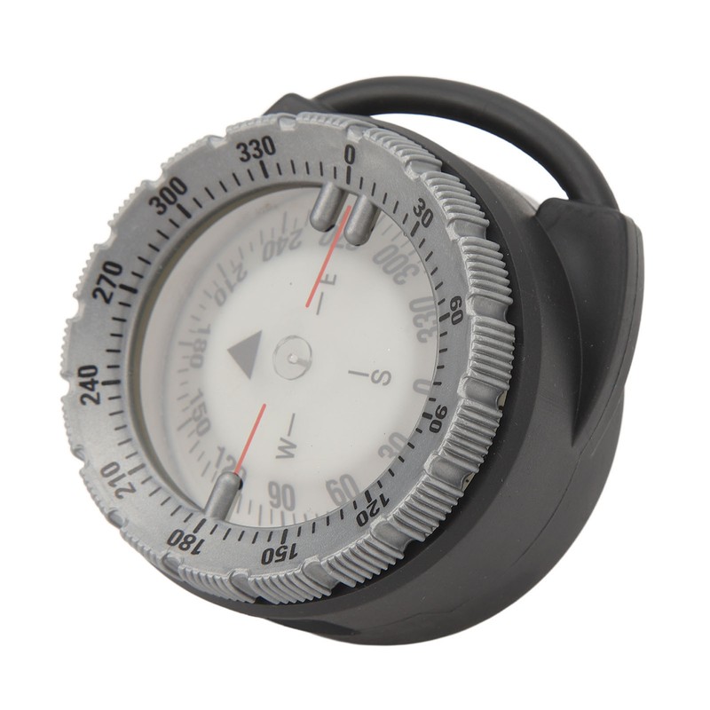50M Underwater Diving Compass Luminous Magnetic Waterproof Pipe Clamp Diving