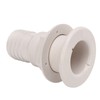 2in Through Hull Fitting Straight Drain Hose Polypropylene Inner Beam