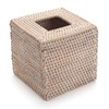 Rattan Tissue Box Cover Napkin Holder for Home Office Car