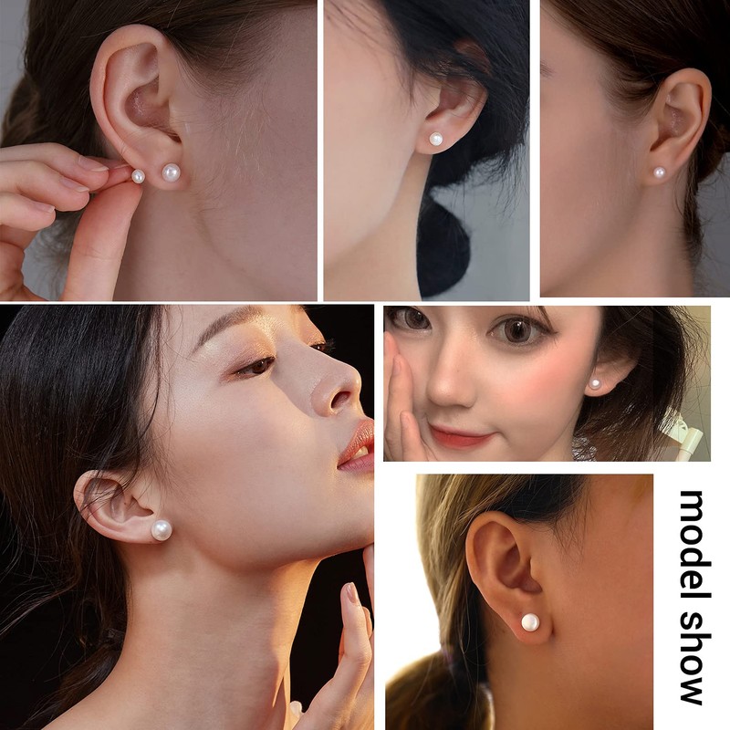 Pack Of Studs Post Earrings For Women Multipack Sterling Silver