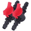 2-Pack Water Stop Regulator, 1M Ball Valve, 12mm Flow Control