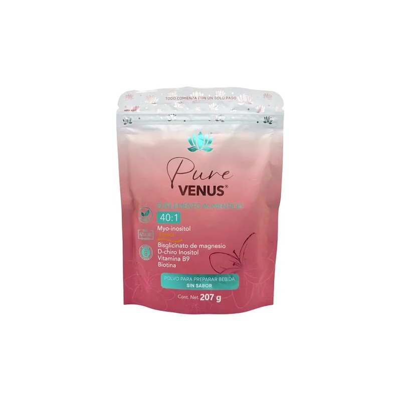 Colageno Hidrolizado Myo Inositol 207 G Sin Sabor Venus Pure
