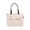 Out of Print Library Card Zippered Market Tote