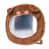 Baby Car Mirror Cute Cartoon Super Soft Fabric Acrylic Car