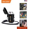 Outdoor Adventure Essential: LcFun Waterproof USB Rechargeable Windproof Lighter