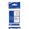 Brother TZe-N201 Labelling Tape Cassette, Black on White, 3.5mm (W)