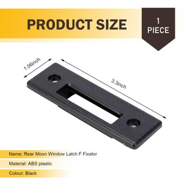 1 PC Rear Sliding Moonroof Cover Latch, 84900118, Sunroof Lock, Compatible with Chevy Traverse, Buick Enclave, GMC Acadia (Black)